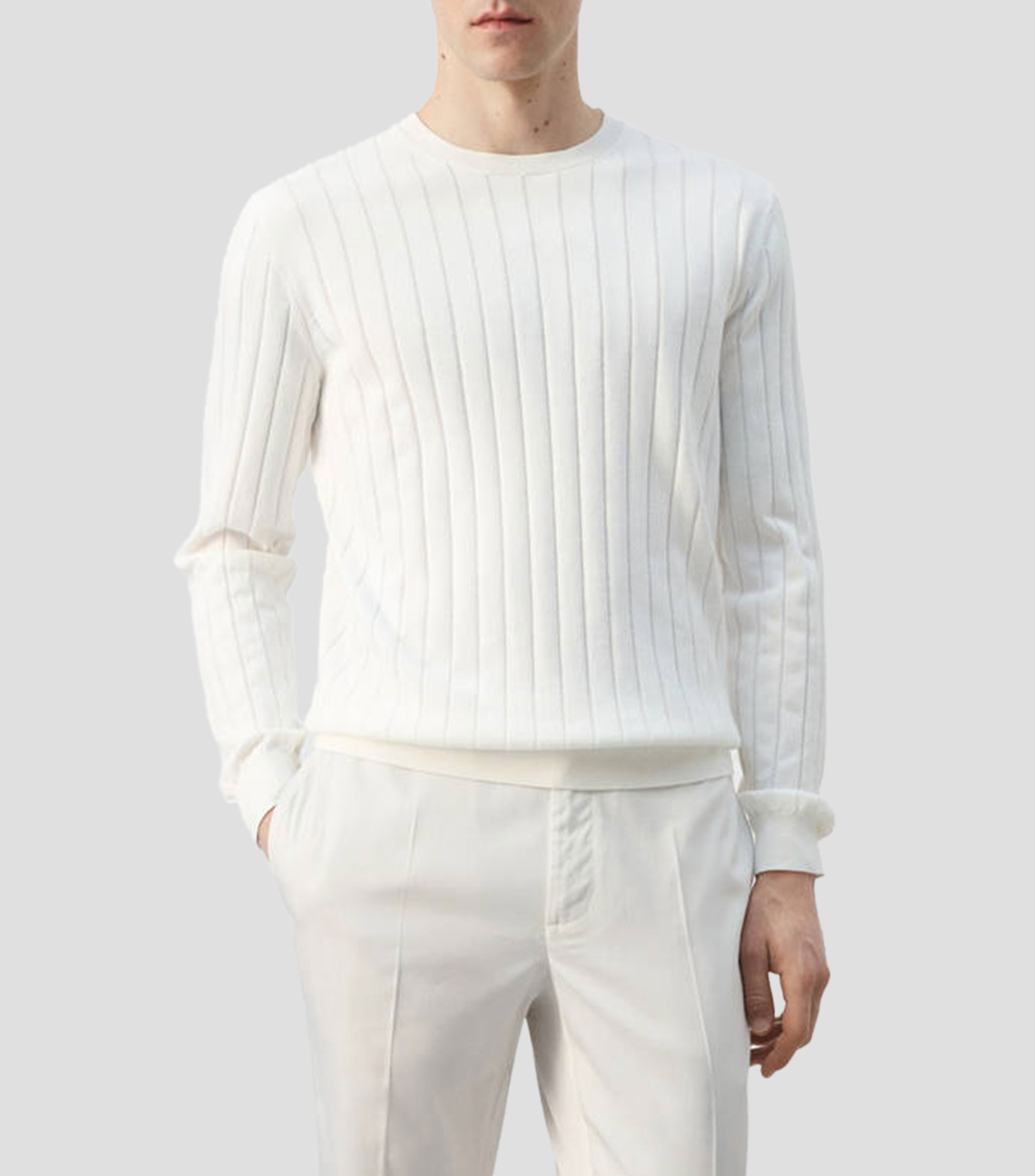 Suéter cuello redondo Hombre